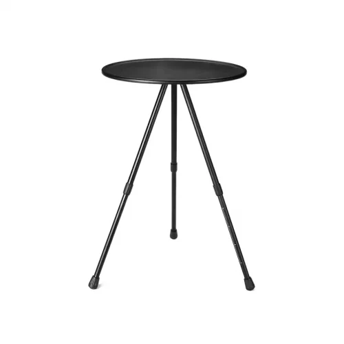 Folding portable small round table camping tripod table