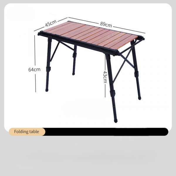 Multifunctional Aluminum Alloy Folding Camping Table (3)