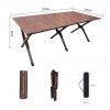 Portable and stowable camping table (2)