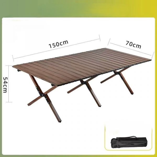 Portable and stowable camping table (4)
