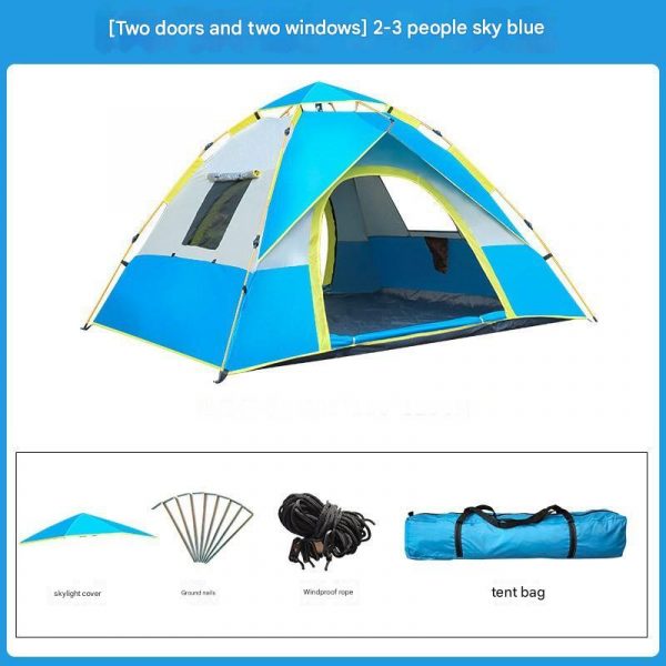 2-3 Person Portable Folding Sunshade Camping Tent 3